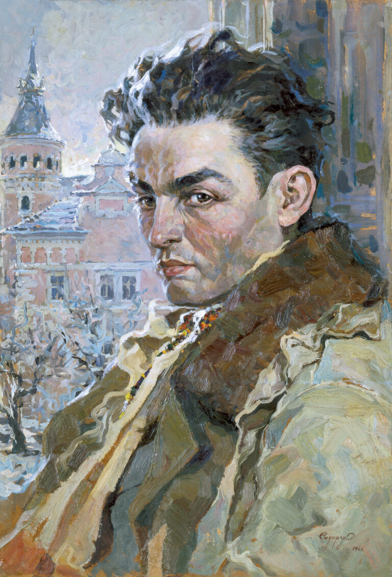 Автопортрет. 1947 р. Картон, олія